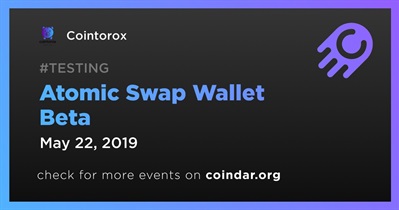 Atomic Swap Wallet Beta