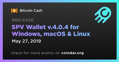 SPV Wallet v.4.0.4 for Windows, macOS & Linux