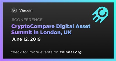 CryptoCompare Digital Asset Summit sa London, UK