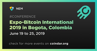 Expo-Bitcoin International 2019 sa Bogota, Colombia