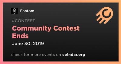 Community Contest Ends