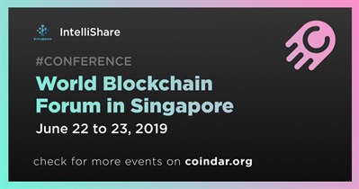 Singapur&#39;daki Dünya Blockchain Forumu
