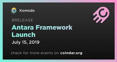 Antara Framework Launch