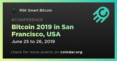 Bitcoin 2019 in San Francisco, USA