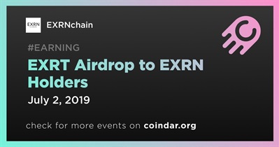 EXRT Airdrop to EXRN Holders