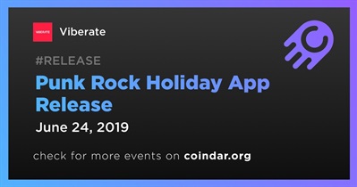 Lanzamiento de la aplicación Punk Rock Holiday