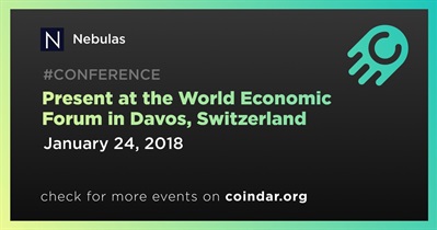 Presente no Fórum Econômico Mundial em Davos, Suíça