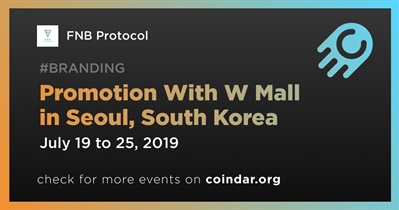 Promotion With W Mall in Seoul, South Korea