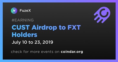 CUST Airdrop to FXT Holders