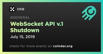 WebSocket API v.1 Shutdown
