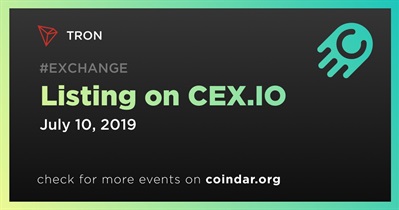 Listing on CEX.IO