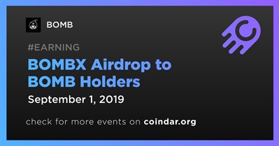 BOMBX Airdrop to BOMB Holders