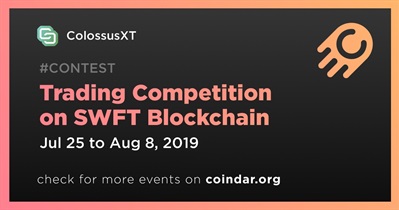 Trading Competition on SWFT Blockchain