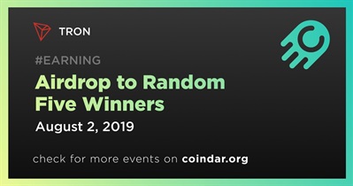 Airdrop to Random Five Winners