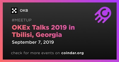 조지아 트빌리시에서 열린 OKEx Talks 2019
