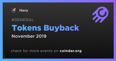 Tokens Buyback