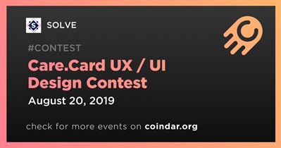 Care.Card UX / UI Design Contest