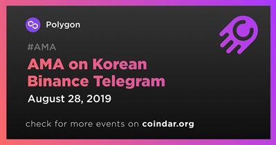 Korean Binance Telegram의 AMA