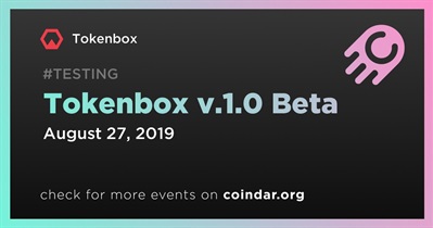 Tokenbox v.1.0 Beta