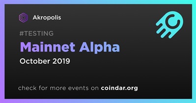 Mainnet Alpha