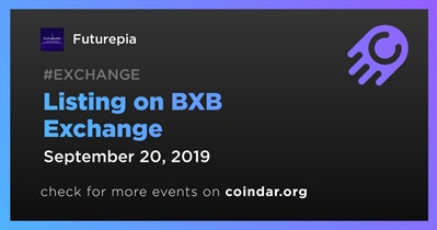 BXB Exchange पर लिस्टिंग