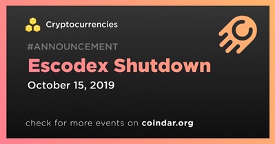 Escodex Shutdown