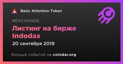 Листинг на бирже Indodax