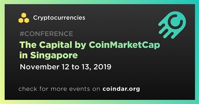 The Capital de CoinMarketCap en Singapur