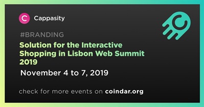 Solution for the Interactive Shopping in Lisbon Web Summit 2019