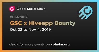 GSC x Hiveapp Bounty