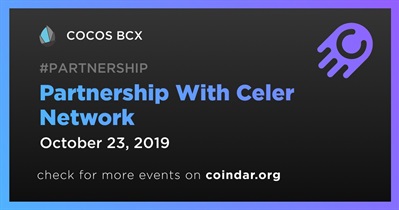 Partnership With Celer Network