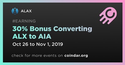 30% Bonus Converting ALX to AIA