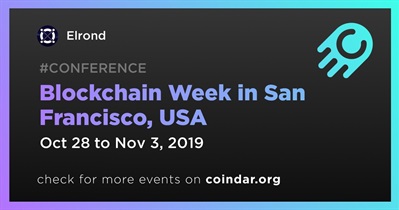 Blockchain Week in San Francisco, USA
