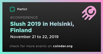 Slush 2019 tại Helsinki, Phần Lan