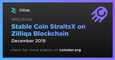 Stable Coin StraitsX on Zilliqa Blockchain