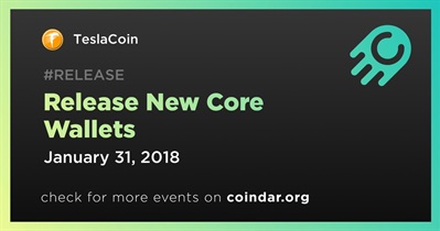 Release New Core Wallets