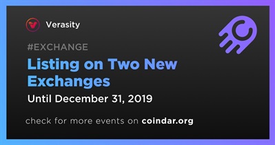 Listing on Two New Exchanges