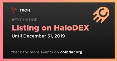 Listing on HaloDEX