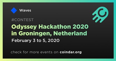 Odyssey Hackathon 2020 sa Groningen, Netherland