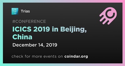 ICICS 2019 in Beijing, China