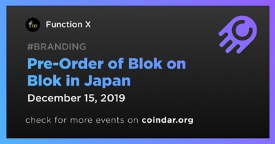 Reserva de Blok on Blok en Japón
