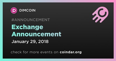 Exchange Announcement