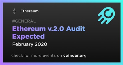 Auditoria Ethereum v.2.0 Esperada