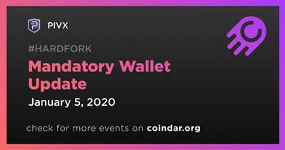 Mandatory Wallet Update