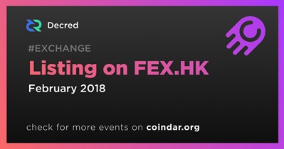 Listing on FEX.HK