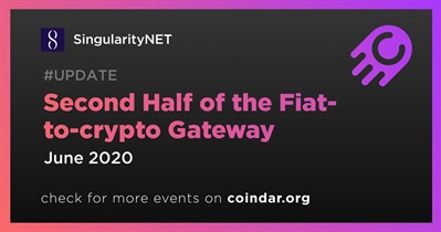 Segunda metade do gateway Fiat-to-crypto