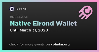 Native Elrond Wallet