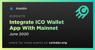 Integrate ICO Wallet App With Mainnet