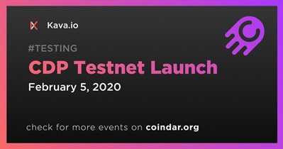 CDP Testnet Launch