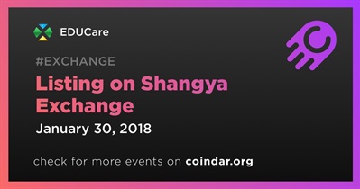 Listing on Shangya Exchange